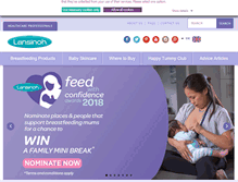 Tablet Screenshot of lansinoh.co.uk